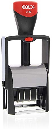 Datumstempel Colop Classic Line 2160 custom (41x24 mm - 2 Zeilen) mit individueller Textplatte