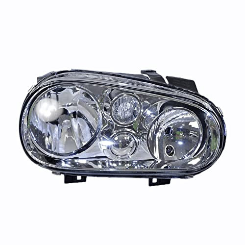 BESTPRICE 1x Hauptscheinwerfer vorne rechts H7 / H1 Frontscheinwerfer ohne Stellmotor, Kompatibel mit VW GOLF IV (1J1), GOLF IV Cabriolet (1E7), GOLF IV Variant (1J5)