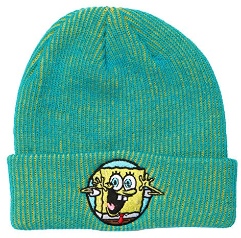 Sponge Bob Patch Beanie (Gelb & Grün)