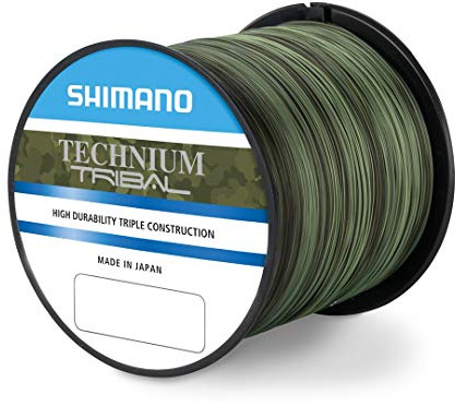 Shimano Nylon Technium Tribal Camou 5000 m – Durchmesser 0,3 mm – R 8,5 kg – TECTR30BLK5000