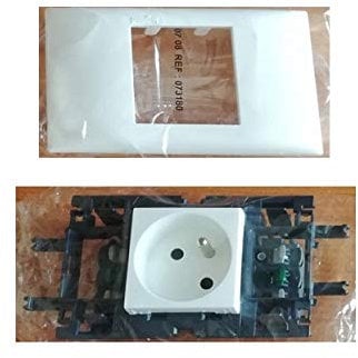 Legrand 073180 Mosaic socket 2P+T DLP and columns - support
