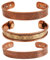 Touchstone Handgefertigt von erfahrenen indischen Kunsthandwerkern. Robustes, hochwertiges Kupfer. Peace Celtic Om Namah Shiva Mani Padme Hom Chakra Mediation. Magnetische 3 Armbänder.