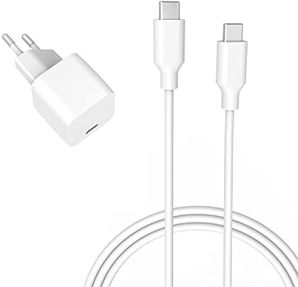 20W USB-C Alimentatore Caricatore Rapido Compatibile con iPad 10 11 Generazione 10.9 A16, per iPad Pro/Air/Mini 6/7 Gen 2025 Caricabatterie