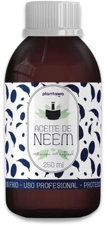 PLANTAWA Aceite de Neem Sostenible 250ml | Solución Multiusos | Fácil Aplicación y Máxima Eficacia | Uso en Interior y Exterior | Procedente del Árbol Azadirachta | Origen natural