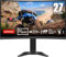 Lenovo G27qc-30 - Écran Gaming Incurvé 27 QHD avec EyeSafe (VA, 165Hz, 1ms, HDMI+DP, Câble DP, FreeSync Premium, HDR10, Haut-Parleurs) Réglage en Inclinaison/Hauteur - Noir