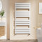 EMKE Towel Radiator Bathroom Heated Towel Rail 1200 x 600 mm, Flat Panel Towel Rail Radiator Versatile Wall/Floor Mounted Bathroom Radiators White
