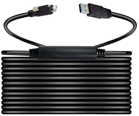 CY Cable USB-C USB 3.1 Type-C Locking Connector to Standard USB3.0 Data Cable With Panel Mount Screw