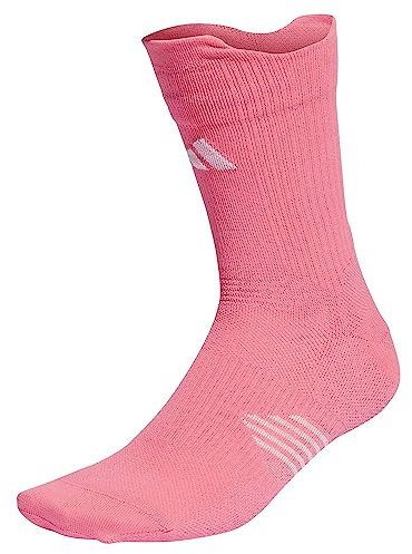 adidas, Run X Sprnv, Chaussettes De Course, Lucid Pink/White, L, Unisexe-Adulte