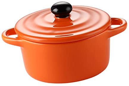 Angoily Tazón De Queso Recipiente Para Hornear De Cerámica Olla De Cerámica Taza De Sopa Humeante Tazones De Sopa Tazón De Postre Pequeño Sopera De Porcelana Bebé Olla De Sopa Nórdico