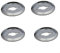 4 Stück Gasherd Knopf Basis, BBQ Control Knobs base Ersatz Drehschalter Gasbasis für Küche BBQ Grill Herd Teile