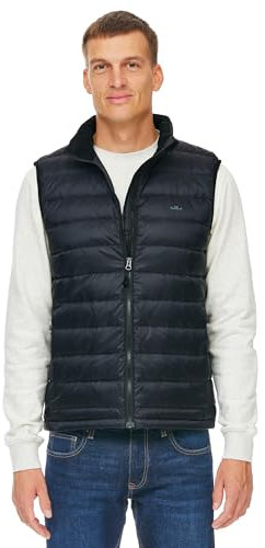 Jeff Green Herren Leichte 750 Cuin Daunen Weste Gerry, Größe:S, Farbe:Black