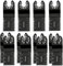 10pcs Oscillating Tool Blades, 34mm Professional Universal Oscillating Saw Blades, Wood Multitool Blades Quick Release, Compatible with Dewalt/Milwaukee/Makita/Ryobi, Rockwell/Bosch