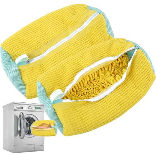 Bolsas para la Colada para Zapatos, Bolsa de Lavado de Zapatillas para Lavadora, Bolsa Malla de Lavandería para Protege los Zapatos e los Daños, Saco Lavadora para Lavar para Organizador y Viajes