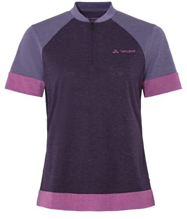 VAUDE Damen Women's Altissimo Q-Zip T-Shirt, Eggplant, 42 EU