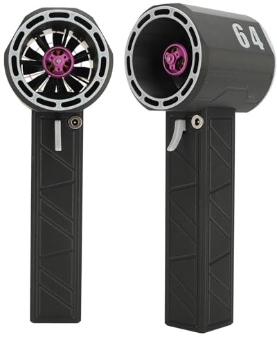 SENECESLI Souffleur Jet Dry, Ventilateur Turbo Puissant de Poussée de 1 400 G, Moteur sans Balais de 64 Mm et Ensemble de Ventilateurs à 11 Pales, Dépoussiéreur d'air électrique