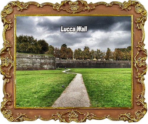 Lucca Wall Italy Kühlschrankmagnete, Touristen-Souvenir, Kühlschrankdekoration, Magnet