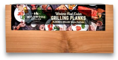 Western Rote Zedernholz-Grillplatten, XL, 7 x 15, 8 Stück – fügt rauchigen Geschmack hinzu – einfach zu bedienen – passend für ganze Lachsfilet