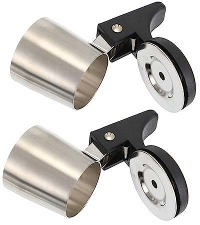 COLLBATH 2pcs Stainless Steel Water Boiling Flute Kettle Accessories Whistling Kettle Alarm System for Boiling Replacement for Sound -