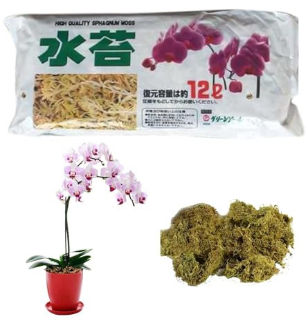 Musgo Sphagnum, 12L Musgo De Esfagno, Sphagnum Musgo Seco Turba, Esfagno Natural Fertilizante, Musgo Sphagnum Para Enraizamiento Plantas Y Esquejes Vid Reptil, Musgo De Sphagnum De Orquídeas Secas