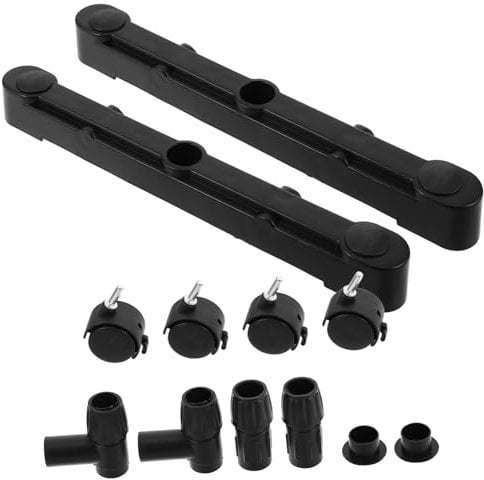 CRILSTYLEO Kleiderständer Zubehör Set Basisrohr Abdeckung Und Rollen Für Trockengestell Ersatzteile Für Kleiderständer Verbindungselemente Für Kleiderständer Praktische ösung Für