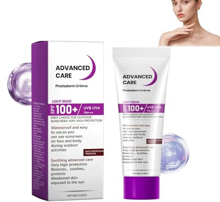 Altherona Sonnencreme LSF 100, Sport Sunscreen–Extra Strong Sunblock for Face & Body, Ultra High UV Protection - Soothing, Reparierende Pflege, Beruhigende Schutzcreme 80g