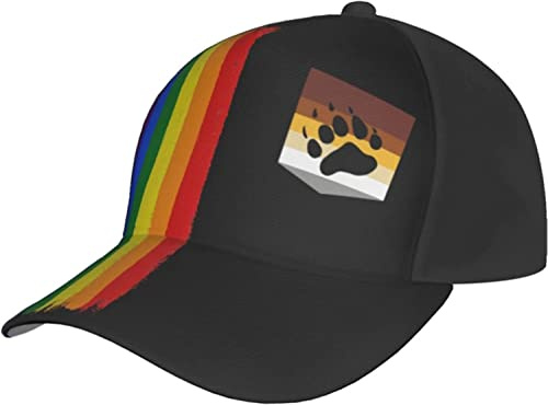 Baseball Cap Bär LGBT Gay Pride Flagge Golf Caps Unisex Baseballmütze Verstellbare Baseballkappe Für Outdoor Running Reisen
