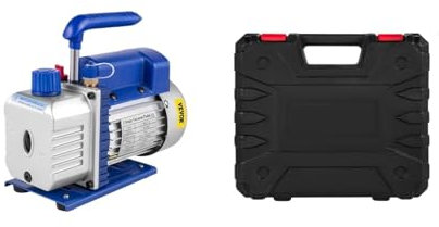 Kit pompa for vuoto refrigerante SucceBuy da 1,8-4,8 CFM for refrigerazione HVAC da 1/3 a 1/4 HP con manometro for aria condizionata domestica(4CFM 1-3HP)