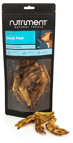 Natural Treats Duck Feet (100g) Grain Free Highly Digestible Dog Chew Treat