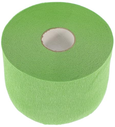 LOORGVEL 5 Rollen Einweg Nackenpapier für Friseure aus Geruchsneutralem Papier Nackenschutzstreifen für Salon und Haarschnitt Zufällige Farbe Zufällige Farbe