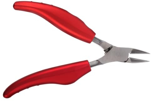 Balacoo Tenazas Cortauñas Plegables de Acero Inoxidable para Uñas Gruesas y Encarnadas Recortador Ergonómico con Mango Antideslizante Herramienta Profesional para Pedicura y Corte