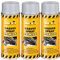 Chamäleon Premium Unterbodenschutz Sprühdose Bitumen Steinschlagschutz Versieglung Spray (grau, 3)