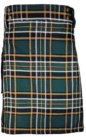 UT KiltsThe Standard Tartan Utility Kilt, Hybrid Kilt - Irish Heritage