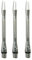 abcdarts Unisex Erwachsene Aluminium Shaft Dart Sch fte Set, Silber, M EU