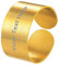 PROSTEEL 18k vergoldet offener Ring Name Gravur Damen Herren gebürstet verstellbar Bandring Fingerring Matt Ring 10mm breit personalisiert Ehering Verlobungsring für Valentinstag
