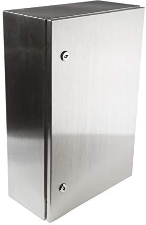 RS PRO Edelstahl 304 Wandanschlusskasten farblos IP66, HxBxT 600 mm, 400 mm x 200 mm