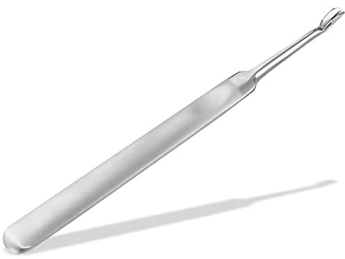 Profi Nagelhautmesser Maniküre Messer mit V-Förmiger Scharfer Klinge zur Entfernung von überstehender Nagelhaut - Hautmesser aus rostfreiem Edelstahl 11 cm zur Maniküre, Nail Art und Fußpflege