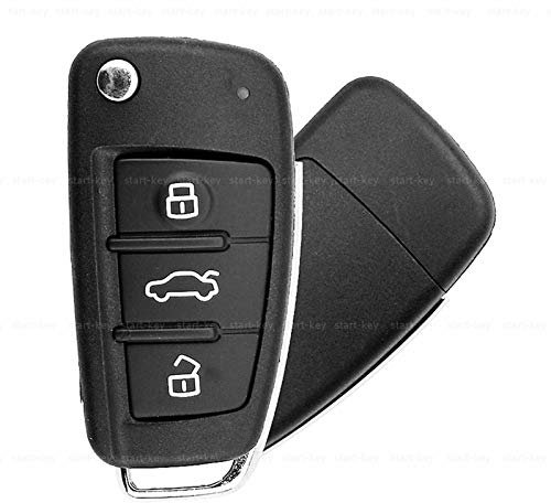 Gehäuse Klappschlüssel Ersatz für Audi A1 A3 8P 8V A4 B7 8e A6 TT Q2 Q3 Q7