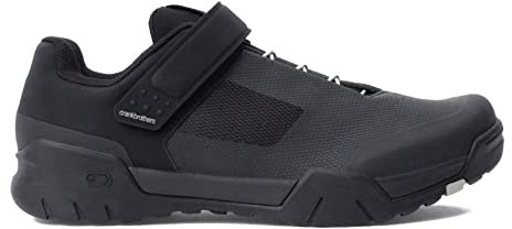 Crank Brothers Unisex Mallet E Speed Lace Fahrradschuhe, Schwarz Silber, 43 EU