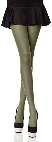 Merry Style Collants colorés pour femme en microfibre 40 deniers, émeraude, XL