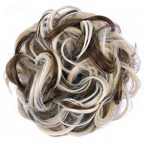 Faringoto Toppers Hair Pieces for Women Messy Bun Scrunchie