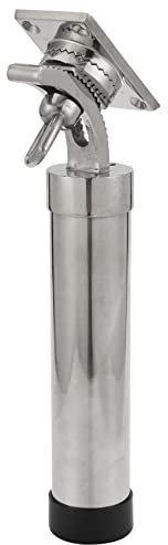 Falygda Boot Angeln Rutenhalter einstellbar Angelrutenhalter Bootsrutenhalter Silber