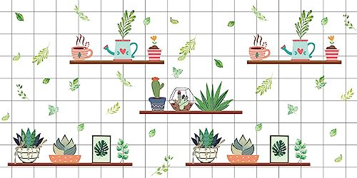 Visario Küchenfolie robust, hitzebetändig, selbstklebend, Dekor Folie aluminiumbeschichtet 5 m x 60 cm abwischbar 3000-S Art. 3176