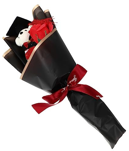 minkissy Oso Adorable De Graduación Decoración Para Graduados De Flores Decoración De Fiesta