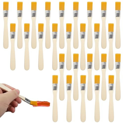 KiKiHong 35 Pieza Set Brochas Pintor,Brochas Pintura Madera Brochas para Pintar para Pintar para Pintura, Tintes, Barnices, Colas y Bricolaje en Casa