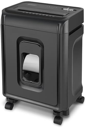 Aurora AU1035XA 10-Sheet Crosscut Paper/Credit Card Shredder with 4-Gallon Pullout Wastebasket