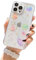 Yzniyzce for iPhone 14 Pro Clear Case, Cute Cases with Design Sparkle Stars Moon Bling Glitter Planet Aesthetic Soft Silicone Shockproof Cover Women Girls for iPhone 14 Pro 6.1'', Space