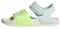 adidas Adilette Sandals, Diapositive, Hi-RES Yellow/Bliss Lilac/Halo Mint, 29 EU
