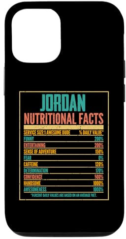 iPhone 13 Pro Jordan Nutritiona Facts Case