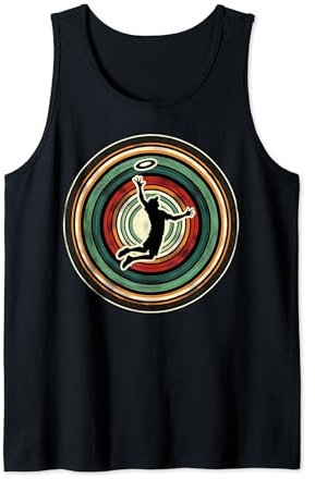 Frisbee-Design im Retro-Look — Ultimative Frisbee-Kunst — Vintage-Sport Tank Top