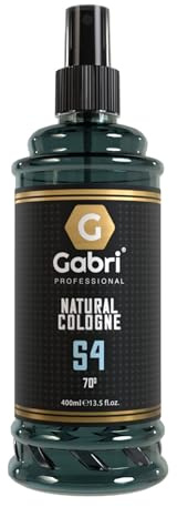 Gabri Professional Natural Cologne S4 400ml - Eau de Cologne & After Shave - modern-frischer Duft mit Zitrus, Veilchen & Musk - erfrischend, lang anhaltend, sanft zur Haut (1er Pack)
